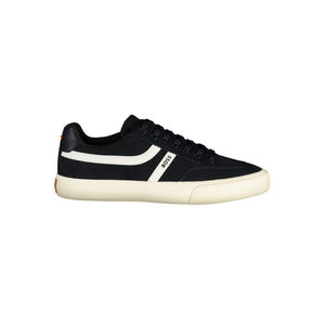 Blue Polyurethane Men's Sneaker