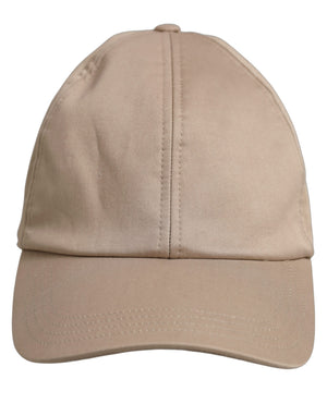 Dolce & Gabbana Herren Baseballkappe aus Baumwolle mit Stretchanteil in Beige