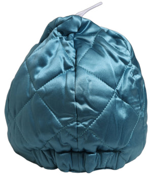 Dolce & Gabbana Herren Baseball Cap aus gestepptem Polyester in Petrol