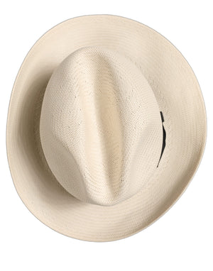 Dolce & Gabbana Herren Weißer Papierstroh Fedora Panama Hut