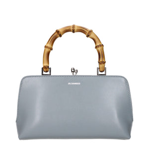 Jil Sander Graue Lederhandtasche