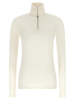 Jil Sander Weiße Strickjacke aus Polyester