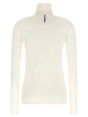 Jil Sander Weiße Strickjacke aus Polyester