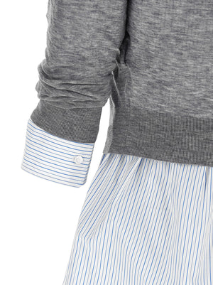 Alexander Wang Graue Wollbluse