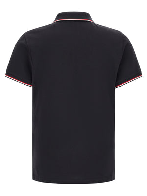 Blue Cotton Polo Shirt