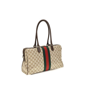 Gucci Beige Stoff-Handtasche