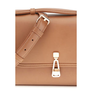 Gabriela Hearst Braune Leder Schultertasche