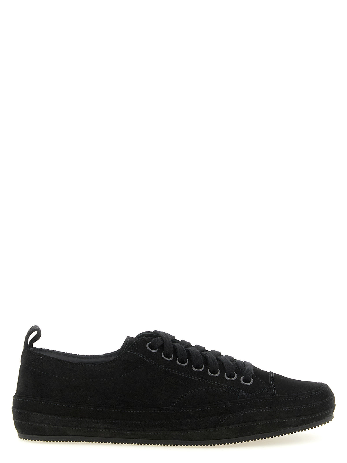 Tom Ford Schwarze Leder Low-Top-Sneaker
