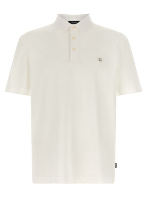 White Cotton Polo Shirt