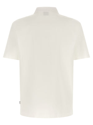 White Cotton Polo Shirt