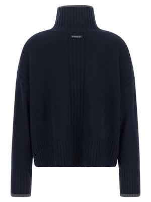 PINKO Blauer Wollcardigan