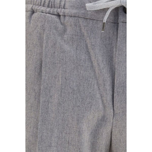 PT Torino Graue Hose aus Ovis Aries Wolle