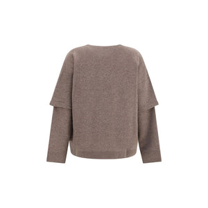 Darkpark Brauner Wollpullover Oves Aries