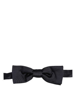 Dolce & Gabbana Herren Fliege Dunkelblau 100% Seide Verstellbar