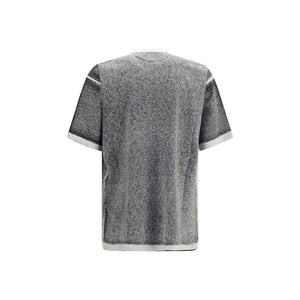 Balenciaga Graues Baumwoll-T-Shirt