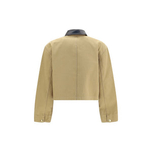 Balenciaga Beige Baumwolljacke in voller Länge