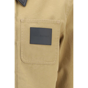 Balenciaga Beige Baumwolljacke in voller Länge