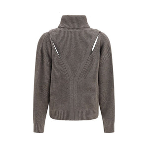 P.A.R.O.S.H. Beige Wool Oves Aries Sweatshirt
