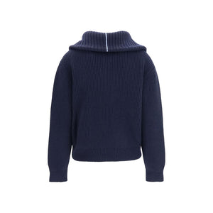 Malo Blaues Kaschmir-Poloshirt