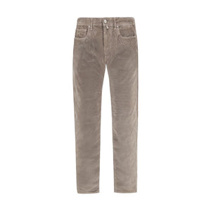 Jacob Cohen Braune Baumwoll-Freizeithose