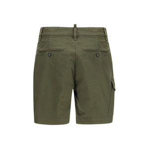 Dsquared² Zweifarbige Baumwoll-Bermudashorts