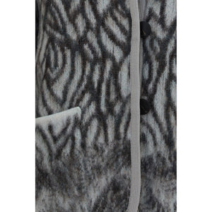 Forte_Forte Grauer Alpaka Vicugna Pacos Cardigan