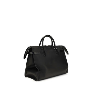 Valentino Garavani Schwarze Bos Taurus Kalbsleder Schultertasche
