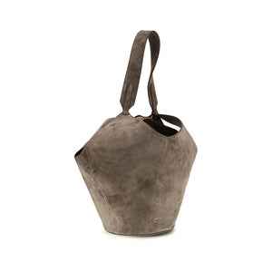 Khaite Beige Kalbsleder Bos Taurus Schultertasche