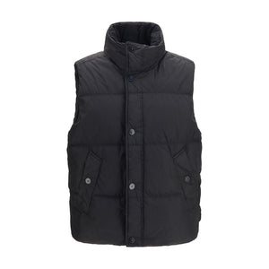 Stone Island Schwarze Daunenweste aus Gänsedaunen
