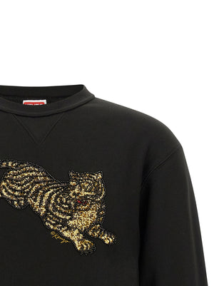 Kenzo Schwarzer Baumwoll-Sweatshirt
