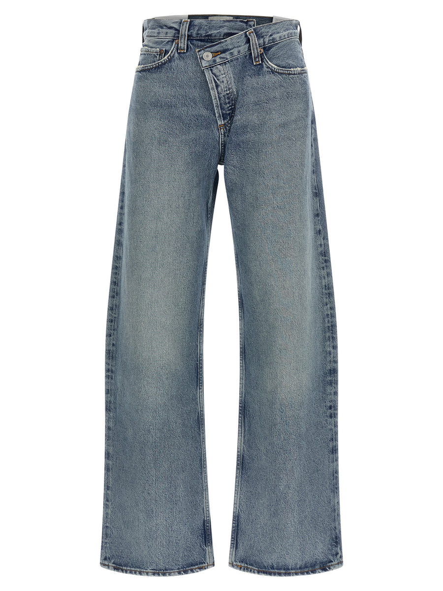 Agolde Blaue Baumwolljeans im Relaxed Fit
