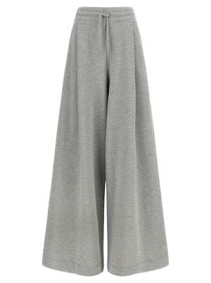 Dries Van Noten Graue Baumwoll-Freizeithose