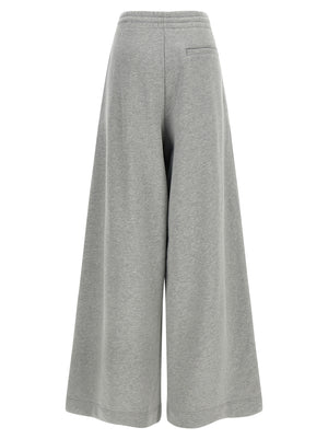 Dries Van Noten Graue Baumwoll-Freizeithose