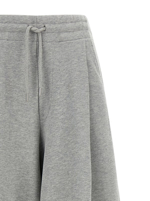 Dries Van Noten Graue Baumwoll-Freizeithose
