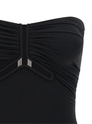 Rick Owens Schwarze Tanktops aus Nylon