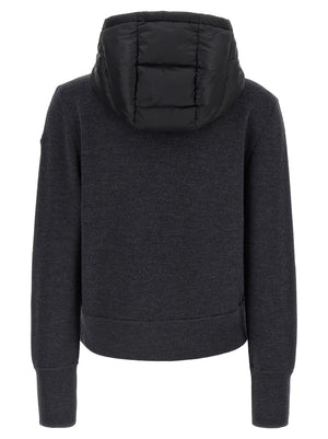Gray Polyamide Cardigan
