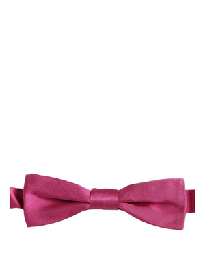 Dolce & Gabbana Herren Pinke 100% Seide Verstellbare Fliege