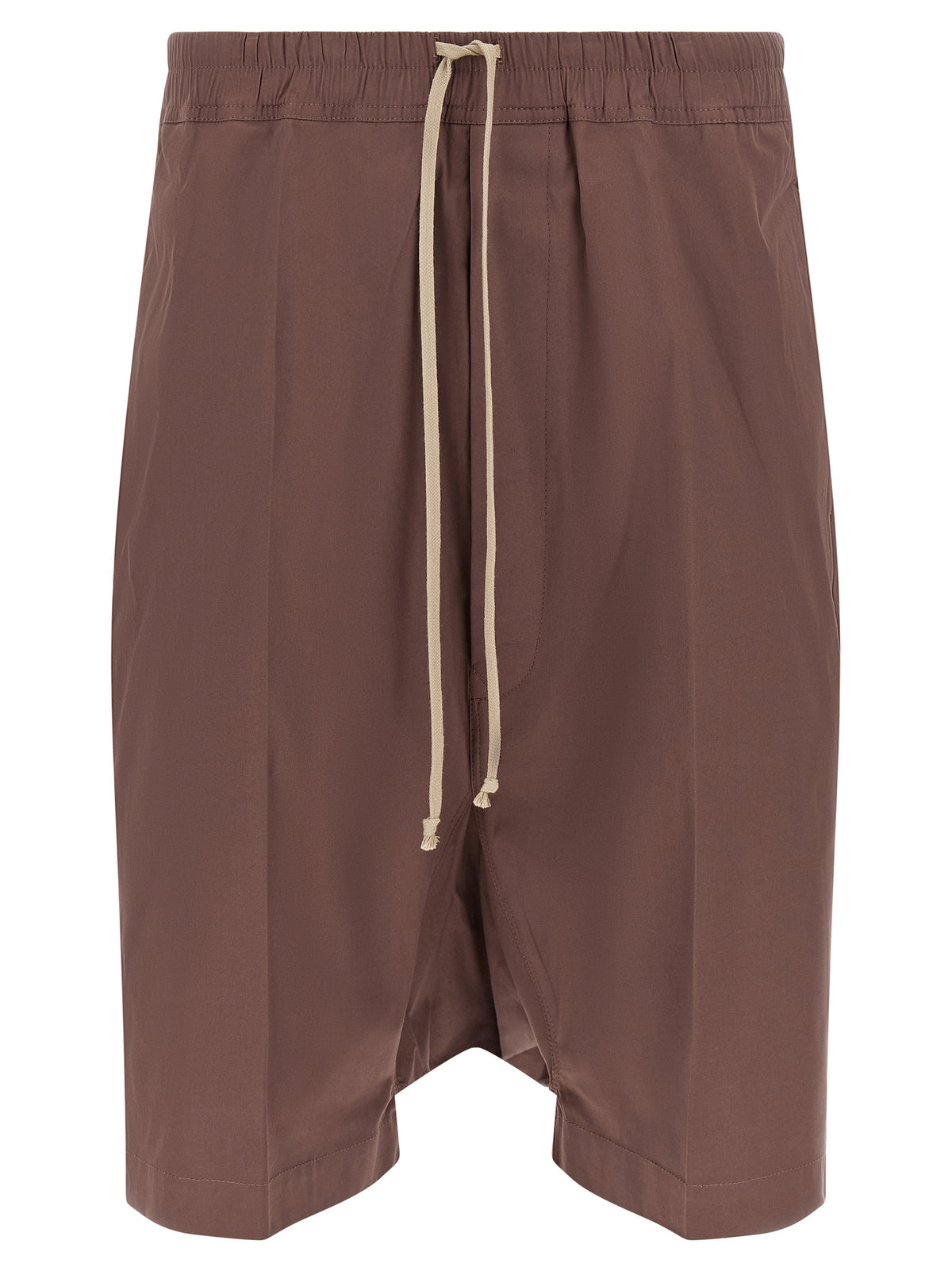 Rick Owens Braune Baumwoll-Bermudashorts
