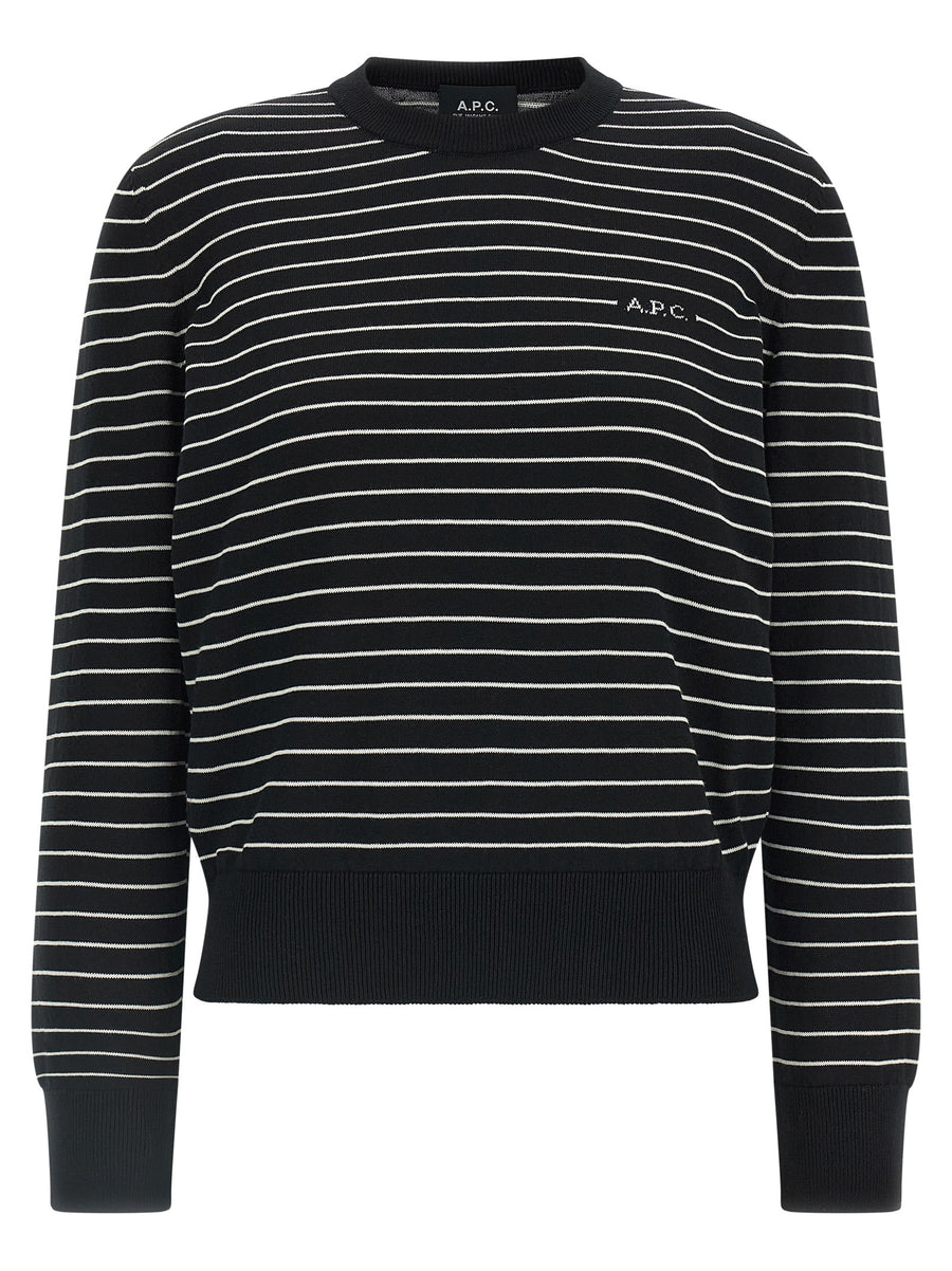 A.P.C. Baumwoll-Cardigan in Zweifarbenoptik