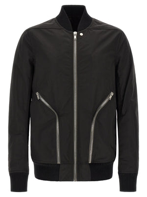 Rick Owens Schwarzer Nylon-Bomber