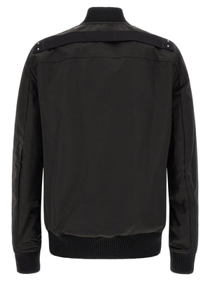 Rick Owens Schwarzer Nylon-Bomber