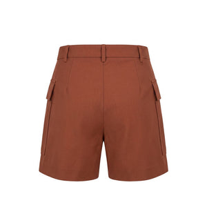 Trussardi Jeans Braune Viskose-Shorts für Damen