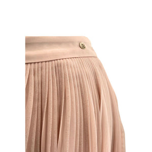 Trussardi Jeans Pink Polyester Damenrock
