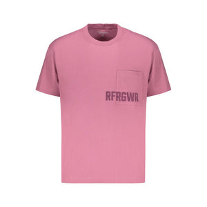 Refrigiwear Violettes Baumwoll-T-Shirt für Herren