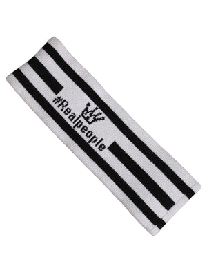 Dolce & Gabbana Stirnband aus weißer Wolle #DGmillennials One Size