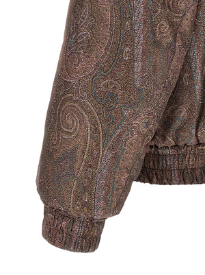 Etro Brauner Polyester-Bomber