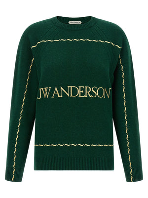 J.W.Anderson Zweifarbige Wollstrickjacke