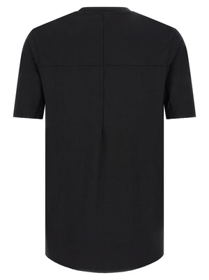 Thom Krom Schwarzes T-Shirt aus Viskose
