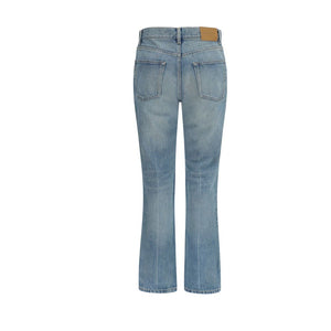 Saint Laurent Blaue Jeans aus Baumwolle im geraden Schnitt