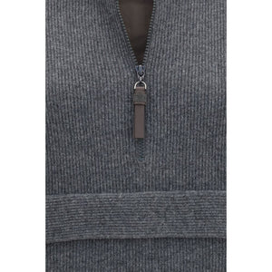 Brunello Cucinelli Grauer Kaschmir-Pullover